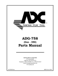 ADC ADG-758 User's Manual
