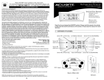 Acu-Rite Refrigerator 986 User's Manual