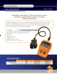 Actron CP9125 Product Brochure