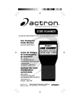 Actron CP9001 Operating Instructions