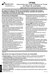 Actron CP7838 Operating Instructions