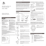 Acoustic Research AW851 User's Manual