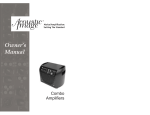 Acoustic Energy Combo Amplifiers User's Manual