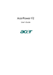 Acer Power F2 User's Manual