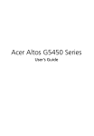 Acer G5450 User's Manual