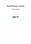 Acer Power series User's Manual