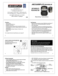 Accusplit Eagle AE190XLG User's Manual