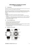 Accusplit EAGLE 920HRM User's Manual