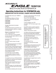 Accusplit Eagle 760M100 User's Manual