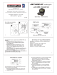 Accusplit AH120M9 User's Manual