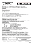Accusplit AE520S User's Manual