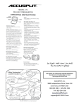 Accusplit 170 User's Manual