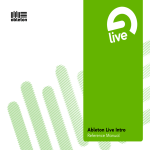 Ableton Live Intro Instruction Manual