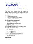 AB Soft ClassPad 101 User's Manual