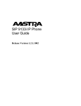 Aastra SIP9133i User's Manual
