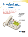Aastra Powertouch 390 User's Manual