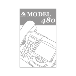Aastra 480 User's Manual