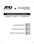 A&D UA-1030T User's Manual