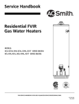 A.O. Smith GCVX-50L (LP) Technical Documents