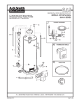 A.O. Smith GCV/XCV 65/65L Parts list