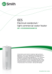 A.O. Smith EES - 120 Specification Sheet