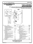 A.O. Smith BTP-125-140 Parts list