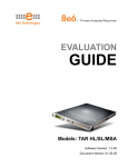 8e6 Technologies Threat Analysis Reporter TAR HL/SL/MSA User's Manual