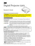 3M X95i Owner's Manual