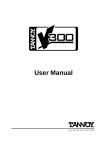 3D Connexion Tannoy V300 User's Manual