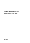 3D Connexion Primergy ServerView Suite TivoII User's Manual