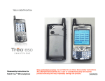 3Com Treo 650 Owner's Manual