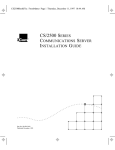 3Com CS/2500 Owner's Manual