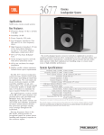 3Com Cinema Loudspeaker System 3677 Owner's Manual