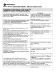 2Wire Digital Portable Radio XTS 3000 Owner's Manual