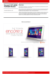 Toshiba Encore 2 PDW0BA-002026 64GB Gold tablet