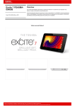 Toshiba Excite 7 16GB White