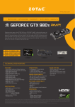 Zotac ZT-90503-10P NVIDIA GeForce GTX 980 Ti 6GB graphics card