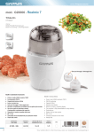 G3 Ferrari G20006 electric food chopper