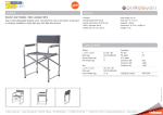 CamPart Travel Director's chair