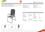 CamPart Travel Camping chair