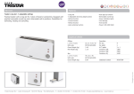 Tristar Toaster