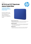 HP 35.6 cm (14") Spectrum Blue Sleeve