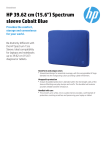 HP 15.6 in Spectrum Blue Sleeve