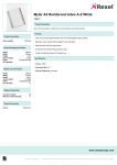 Rexel Mylar A4 Reinforced Index A-Z White