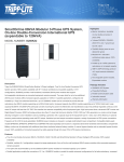 Tripp Lite SmartOnline 80kVA Modular 3-Phase UPS System, On-line Double-Conversion International UPS (expandable to 120kVA)