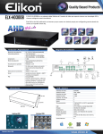 Elikon ELX-HD3008 digital video recorder