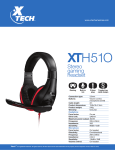 Xtech XTH-510 headset