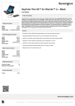 Kensington KeyFolio Thin X3™ for iPad Air™ 2— Black
