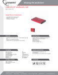 Gembird EE2-U3S-2-R storage enclosure