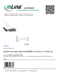 InLine 27620B Serial Attached SCSI (SAS) cable 